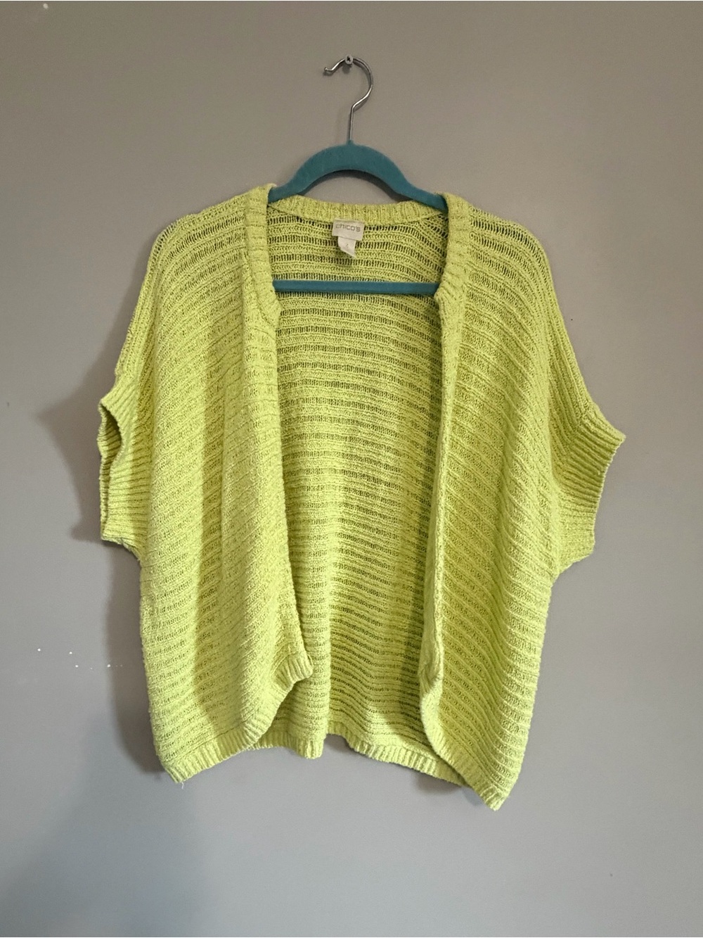 Chico’s Open front summer cardigan size XL
